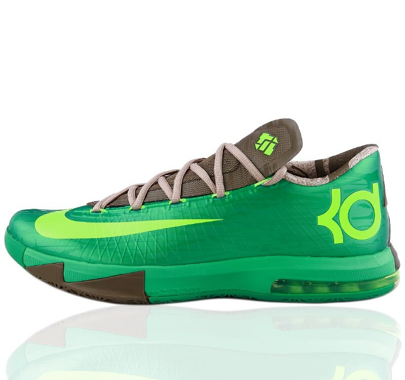 NIKE KD6 Kevin Durant Green Basketball shoes