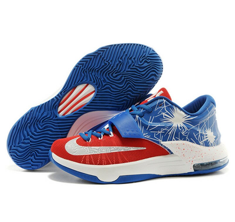 NIKE KD VII KD 7 Blue Red Shoes